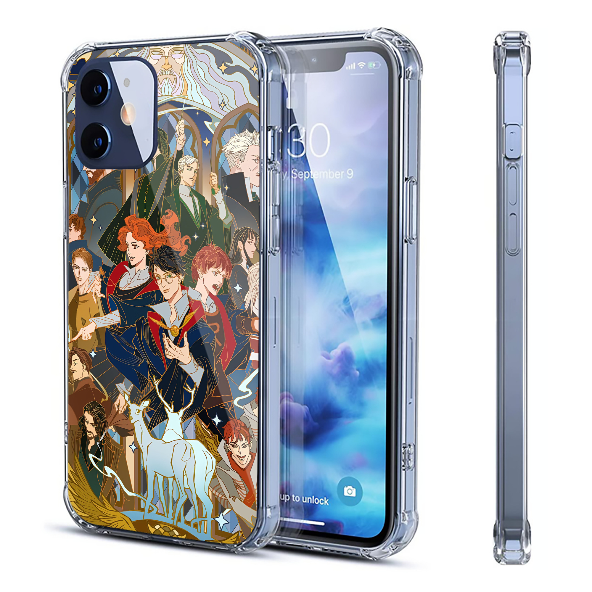 （画像用） Harry Potter ハリー・ポッターシリーズ 【iPhone 12シリーズ対応】透明スマホケース（クリアソフトケース）